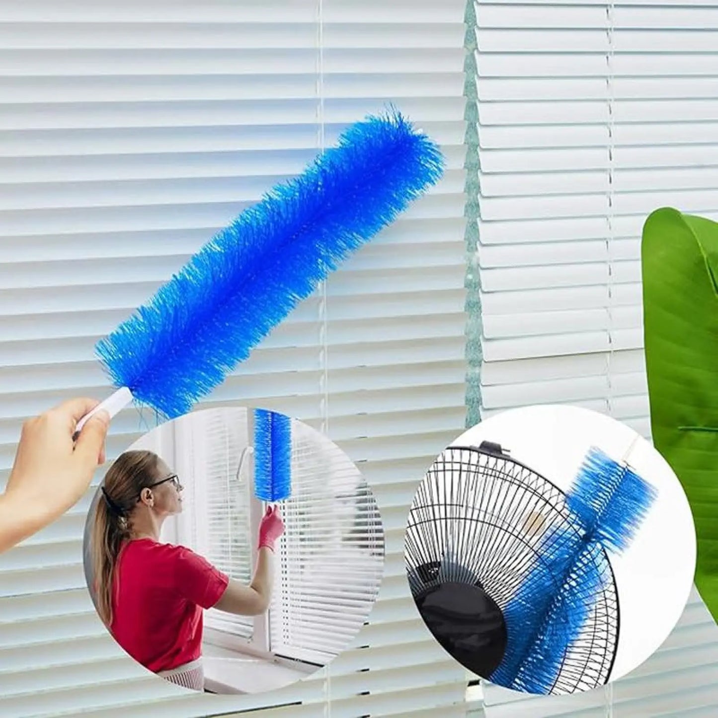 3-Pack Flexible Fan Dust Cleaning Brush