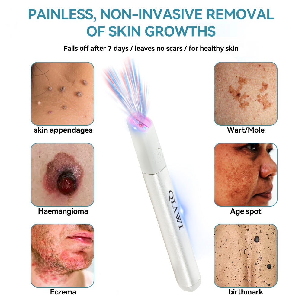 QIAWI™ All-in-One CO₂ Laser Eraser Pen | Removes Moles, Warts, Skin Flaws & Pigmentation