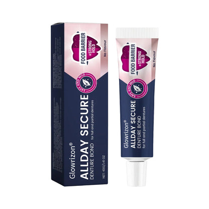 Glowrizon® AllDay Secure Denture Bond — Fit Seal, Secure Hold Up to 4 Days