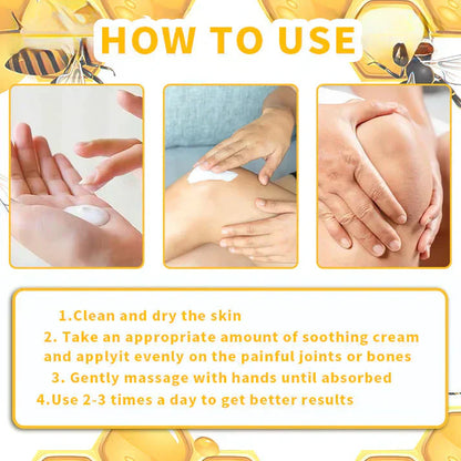 (🔥Limited Time Discount Last Day）AQA™ Botulinum & Bee Essence Pain Relief Bone Healing Cream