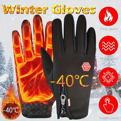 🎁Windproof Touchscreen Winter Gloves – Thermal Warmth for Men & Women-1