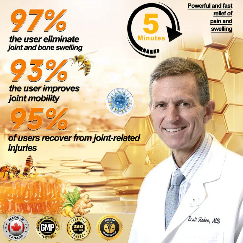 (🔥Limited Time Discount Last Day）AQA™ Botulinum & Bee Essence Pain Relief Bone Healing Cream
