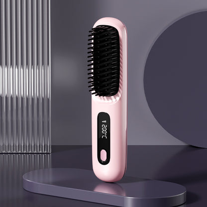🎁New Year Special Offer: 50% OFF💖Cordless Ceramic Heated Hair Straightening Comb