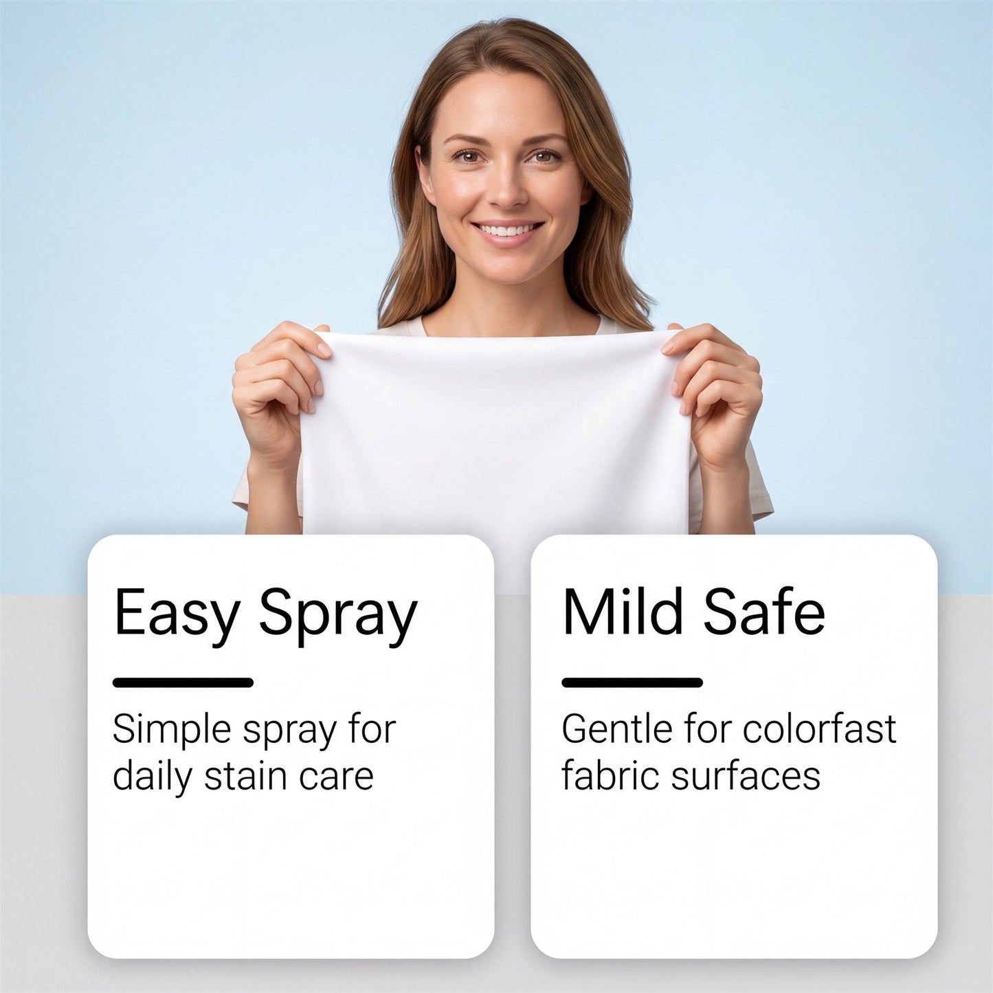 REMOVE STAINS IN MINUTES — NOT HOURS