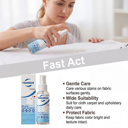 REMOVE STAINS IN MINUTES — NOT HOURS