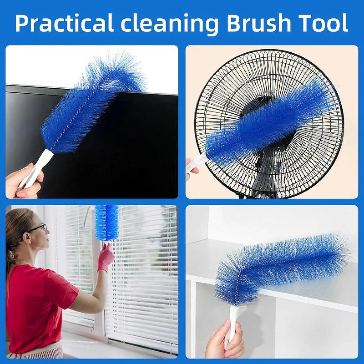 3-Pack Flexible Fan Dust Cleaning Brush
