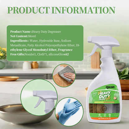 Heavy-Duty Kitchen Degreaser – Cuts Through Tough Grease Fast