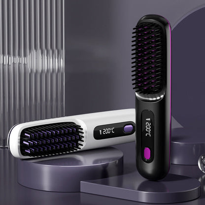 🎁New Year Special Offer: 50% OFF💖Cordless Ceramic Heated Hair Straightening Comb