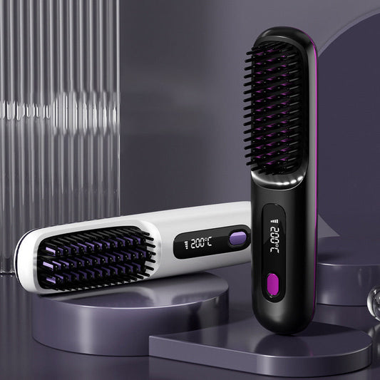 🎁New Year Special Offer: 50% OFF💖Cordless Ceramic Heated Hair Straightening Comb