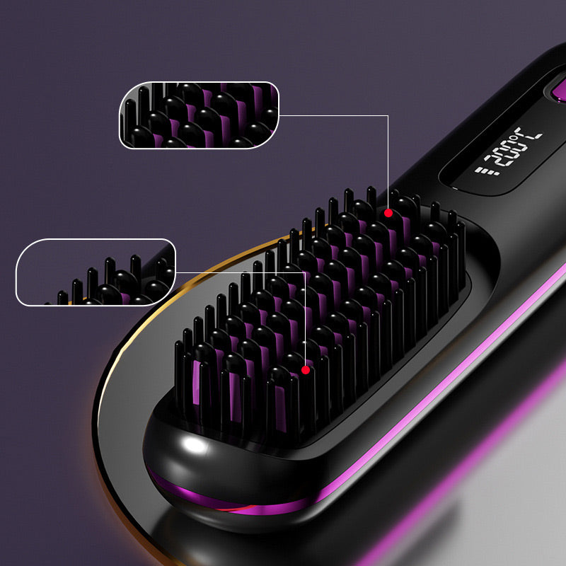 🎁New Year Special Offer: 50% OFF💖Cordless Ceramic Heated Hair Straightening Comb