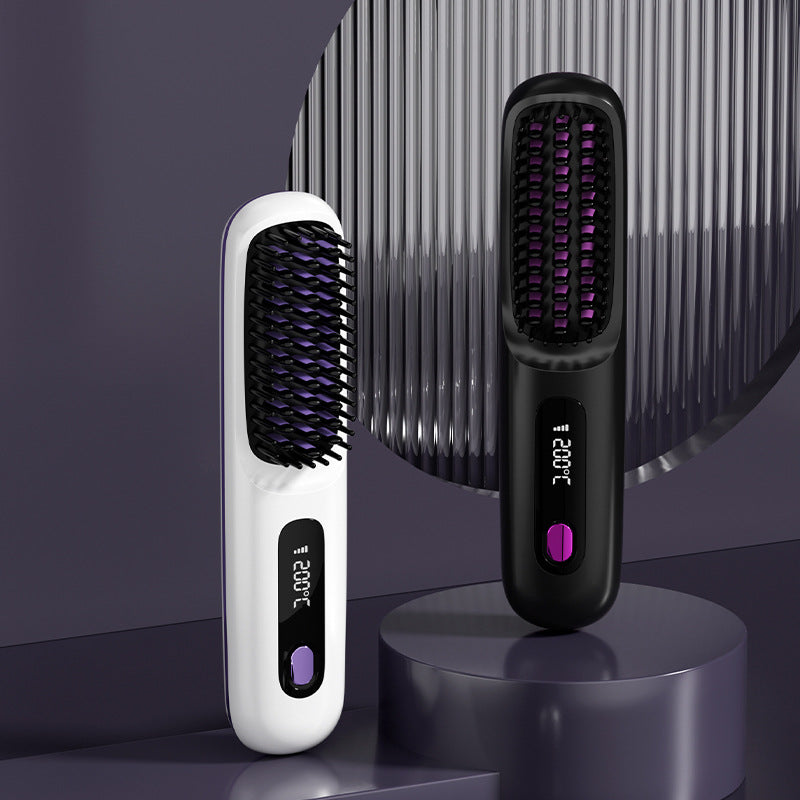 🎁New Year Special Offer: 50% OFF💖Cordless Ceramic Heated Hair Straightening Comb